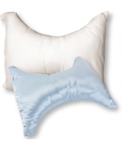 Butterfly Pillow (white, light blue, navy)