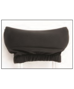Black Crutch Hand Cushions (pair) - black fabric