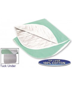 Reusable Bed Pad with corner straps 35" x 70"