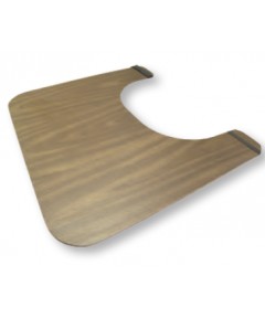 Wheelchair Tray - Wood w/ velcro straps