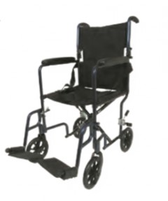 Aluminum Transport Chair (19 lbs.) black, red, blue