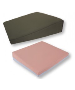Slant Wedge pink & blue vinyl cover firm density foam