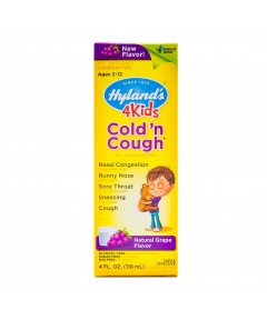 Hyland's&nbsp;4&nbsp;Kids&nbsp;Cold&nbsp;'n&nbsp;Cough&nbsp;&nbsp;Grape&nbsp;Flavor